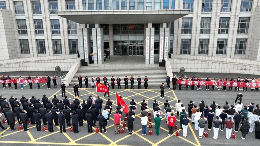 春暖花開，英雄歸來！葫蘆島市第二人民醫(yī)院支援綏中醫(yī)療隊凱旋而歸~(圖3)